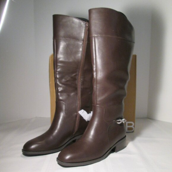 JustFab Payton Flat Boot Brown Sz 7.5 NIB - Picture 4 of 12